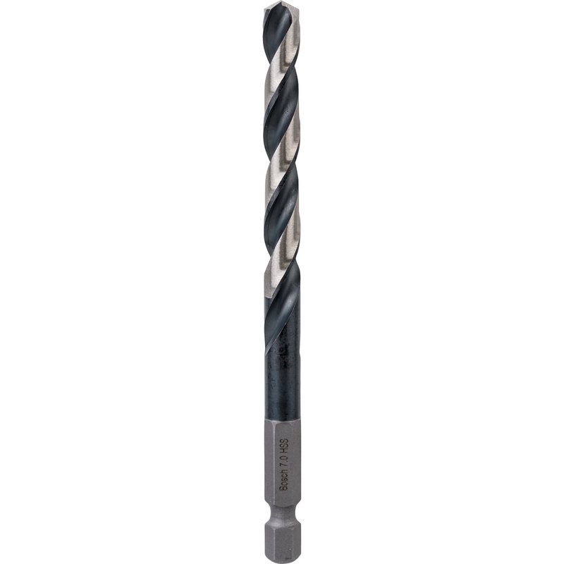 Bosch Professional HSS Impact Drill Bit – 7.0mm (1-piece Cocoon)