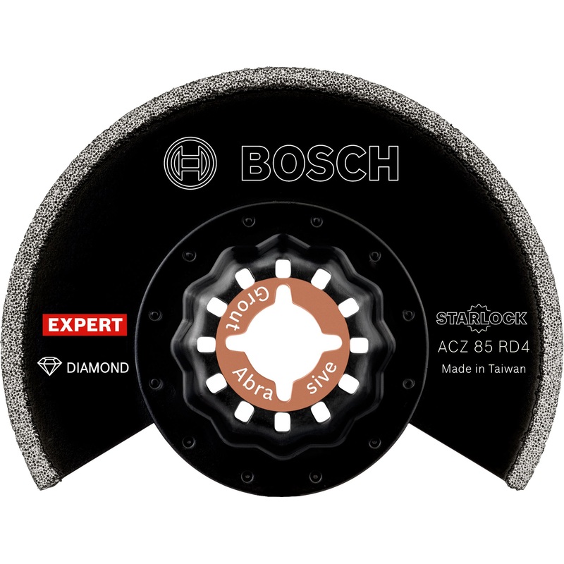 Bosch Professional Starlock Diamond Segment Grout & Abrasive Blade ACZ85RD4 – 1 Piece
