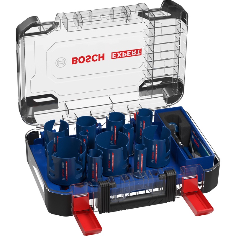 Bosch Professional Tough Material Hole Saw Set – 15-pc, 20-76mm Sizes