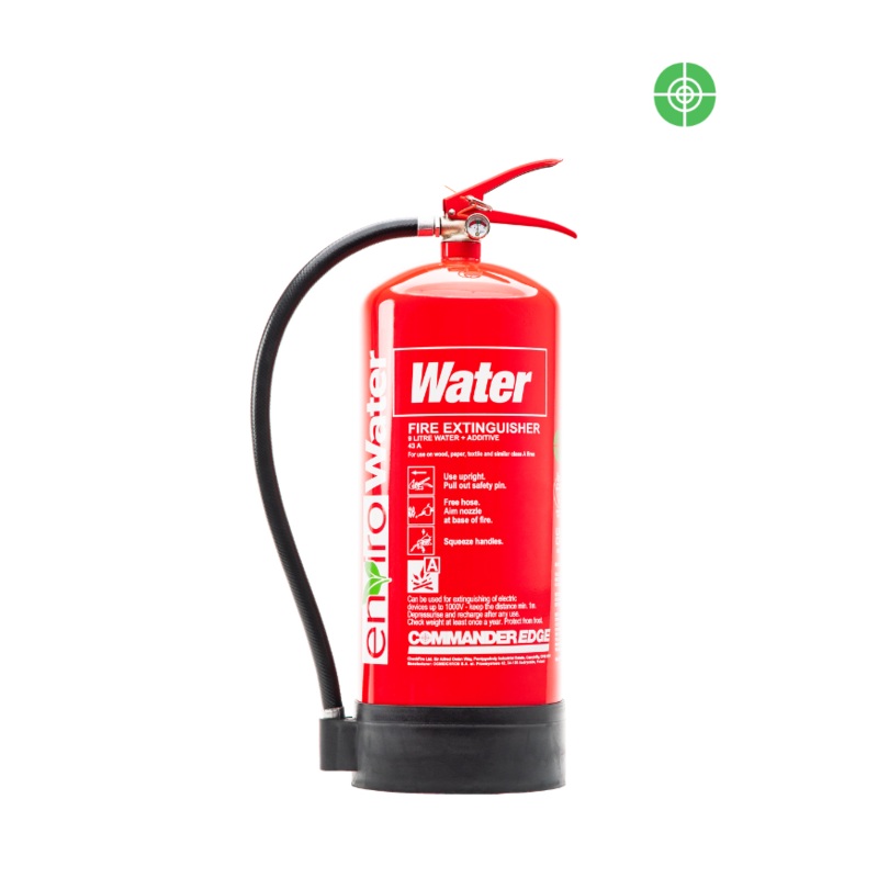 CommanderEDGE 9ltr enviroWater Fluorine-Free Fire Extinguisher