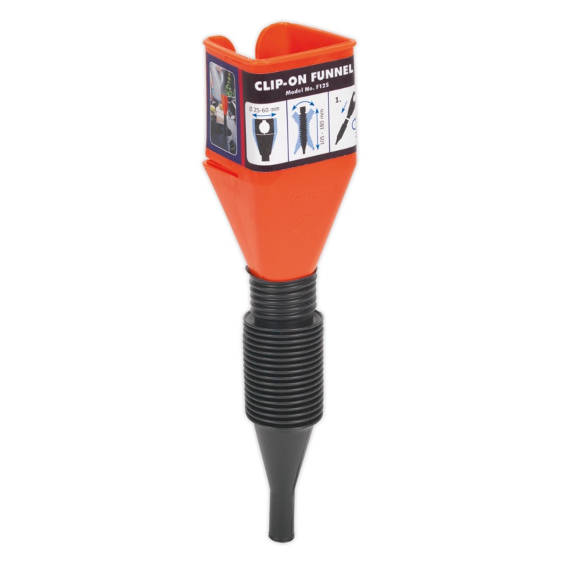 Sealey Clip-On Funnel with Spout