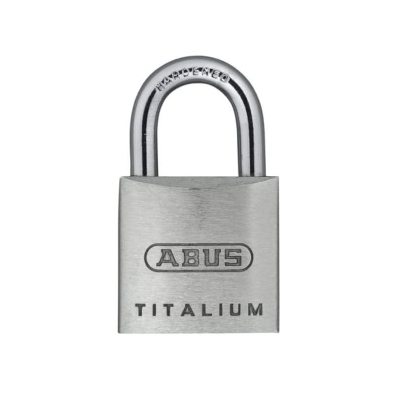 ABUS Mechanical 64TI/20mm TITALIUM Padlock Carded