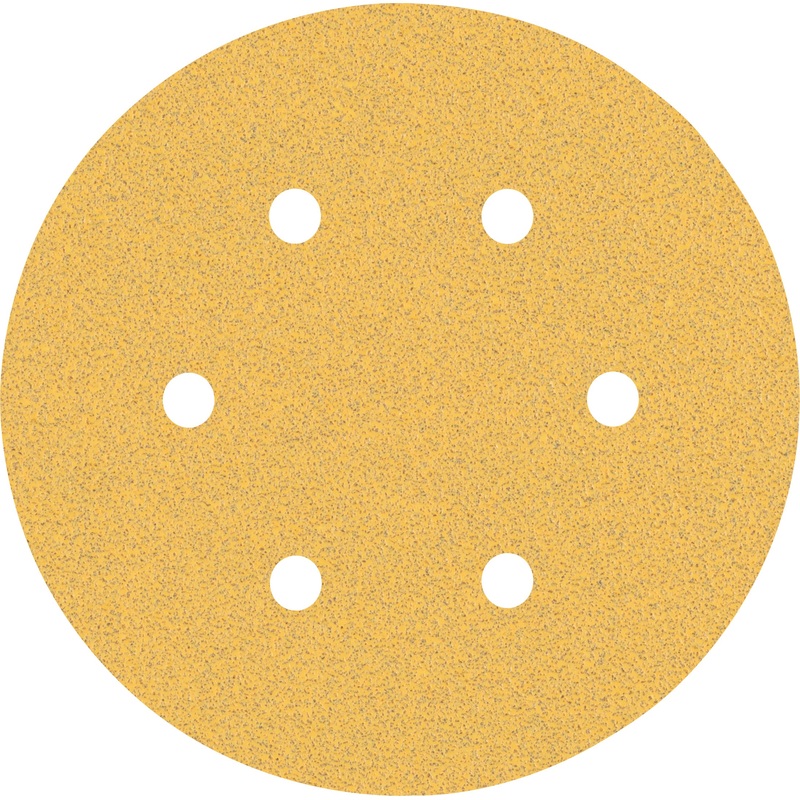 Bosch Professional Expert C470 Sandpaper – 150mm, 6 Holes, G 80  for Random Orbital Sanders