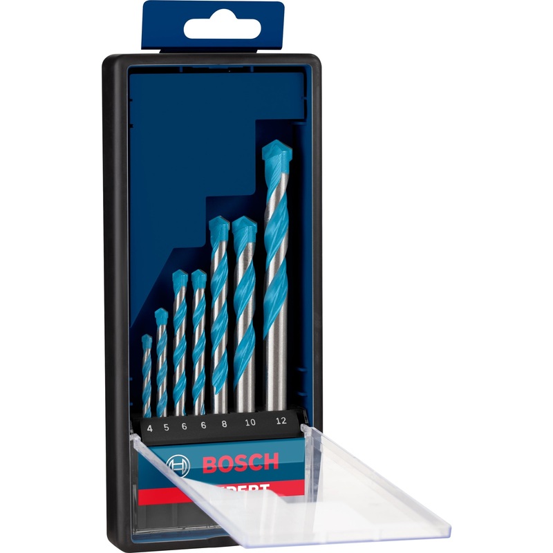 Bosch Professional Expert MultiConstruction CYL-9 Drill Bit Set – 7 Pack (4/5/6/6/8/10/12 mm)