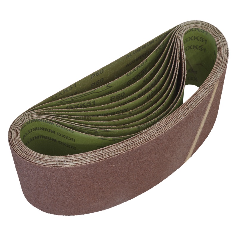 Sealey Sanding Belt 100 x 610mm 60Grit – Pack of 10