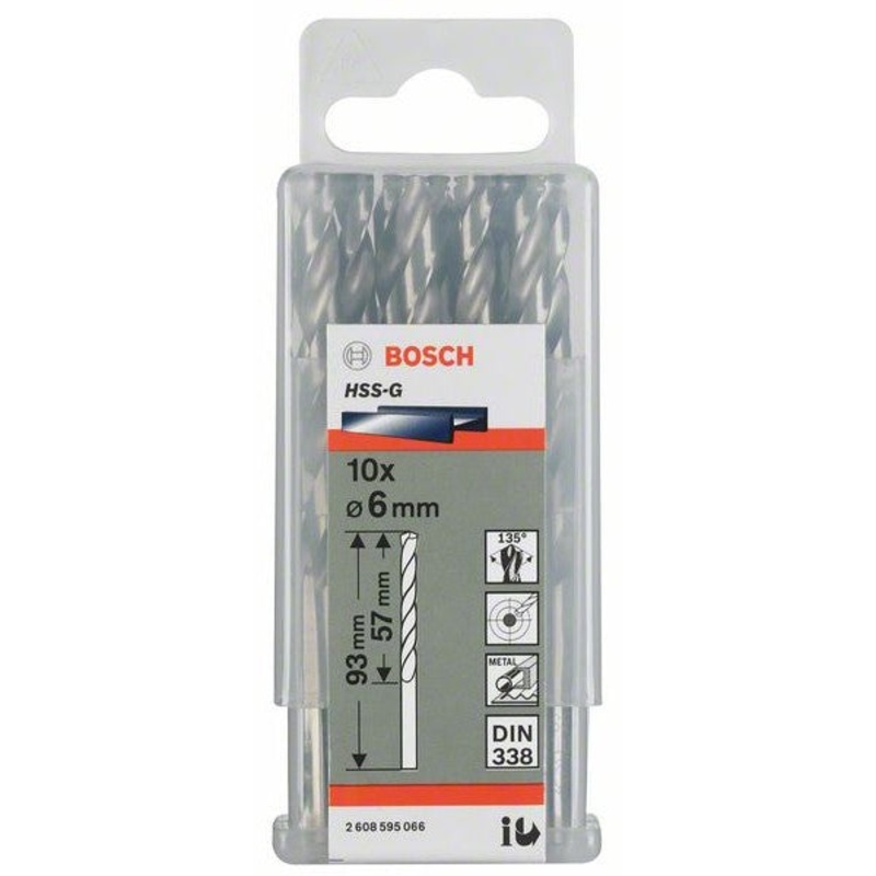 Bosch Professional HSS-G, 7/32 x 2 17/32 x 3 3/4