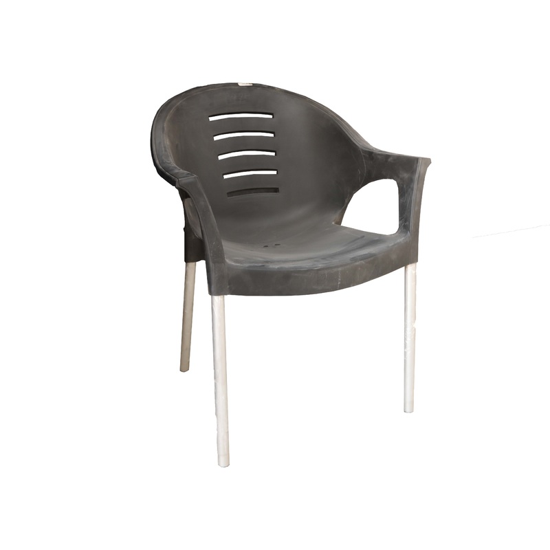 DIVYAPLAST PLASTIC CHAIR ECO BLACK