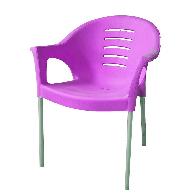 DIVYAPLAST PLASTIC CHAIR ECO PURPLE