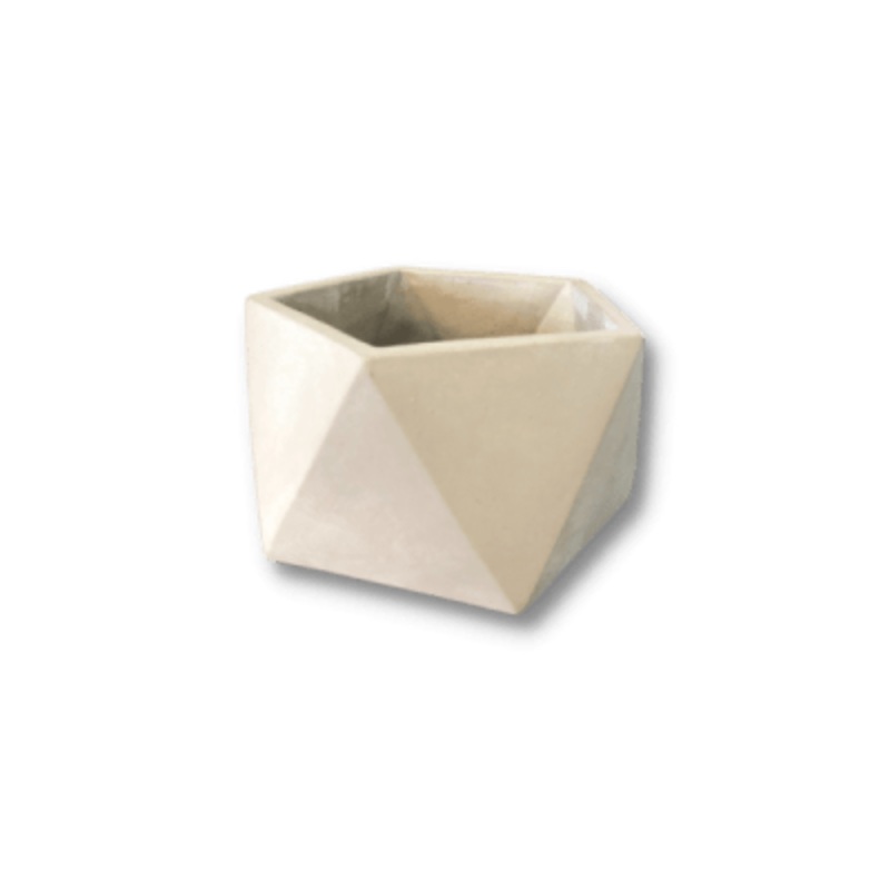 EEZEE FLOWER POT 5 WHITE- CUL-168-W