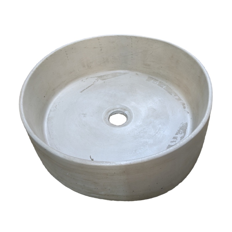 EEZEE ROUND SINK WHITE 40*40*14 – CUL-182-W