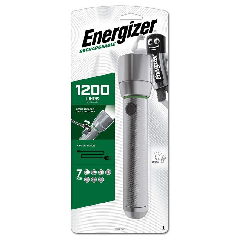 ENERGIZER TORCH RECHARGEABLE VISION HD 1200 LUMENS LP137820
