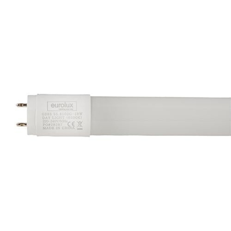 EUROLUX LED TUBE DAYLIGHT 5FT T8 OPAL G13 24W G969DW