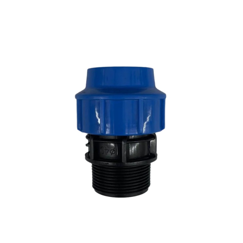 FLOTEK ADAPTOR MALE POLY COMPRESSION 40MM