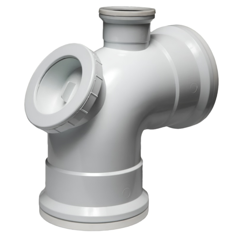 FLOTEK BEND WITH HORN INSPECTION PVC 110MM