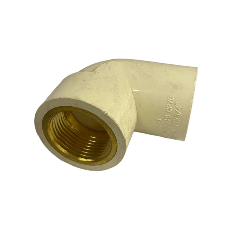 FLOTEK ELBOW FEMALE CPVC/BRASS 1X3/4