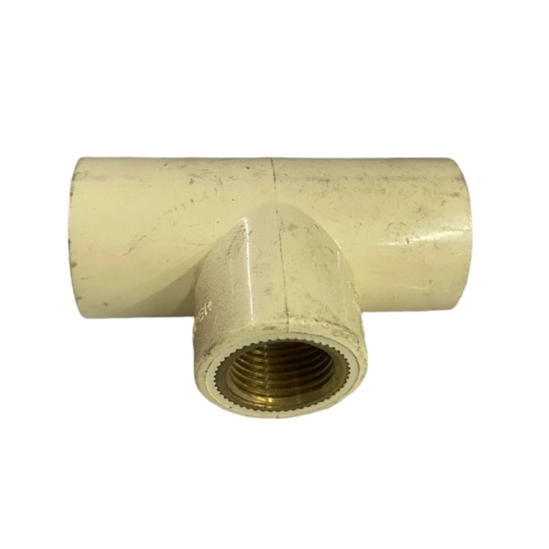 FLOTEK REDUCING TEE BRASS/CPVC 1X1/2