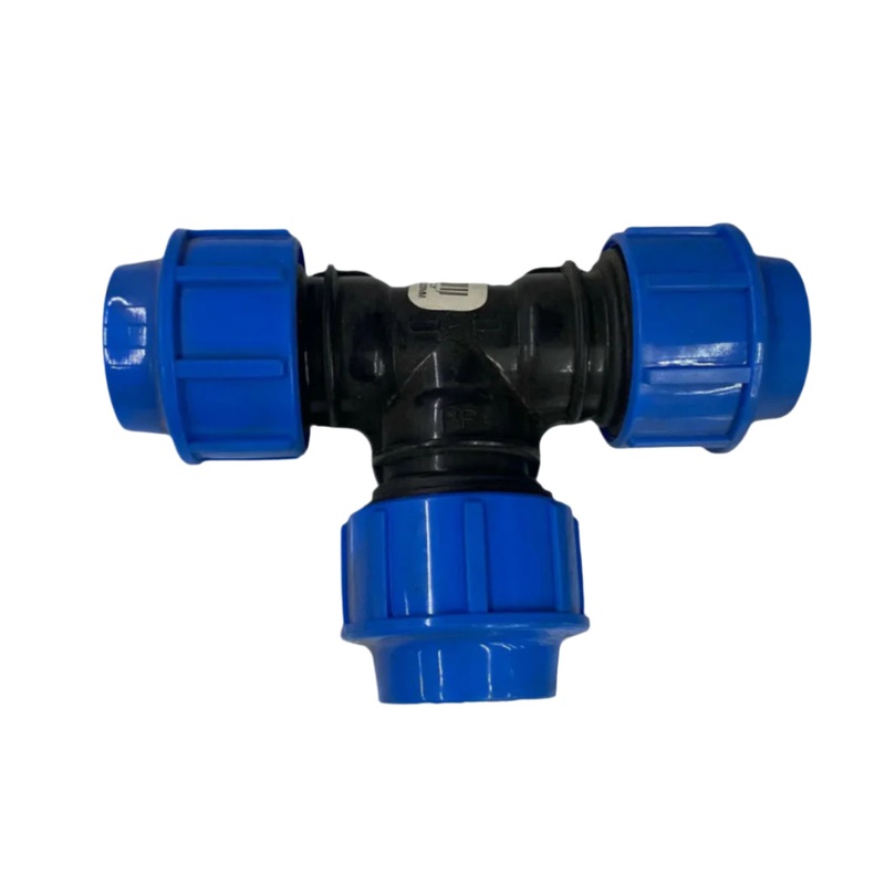 FLOTEK TEE POLY COMPRESSION 20MM