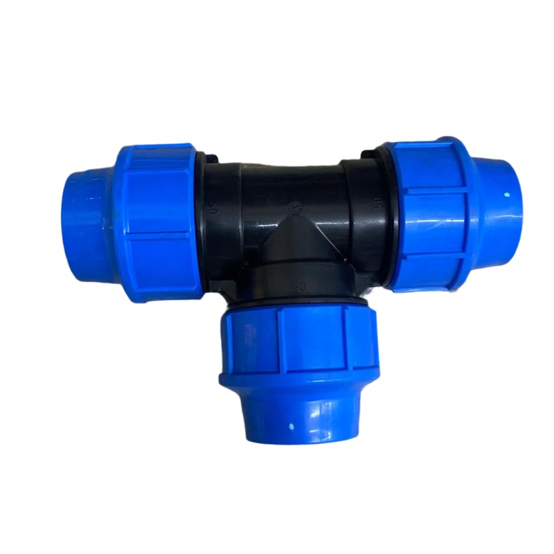 FLOTEK TEE POLY COMPRESSION 50MM