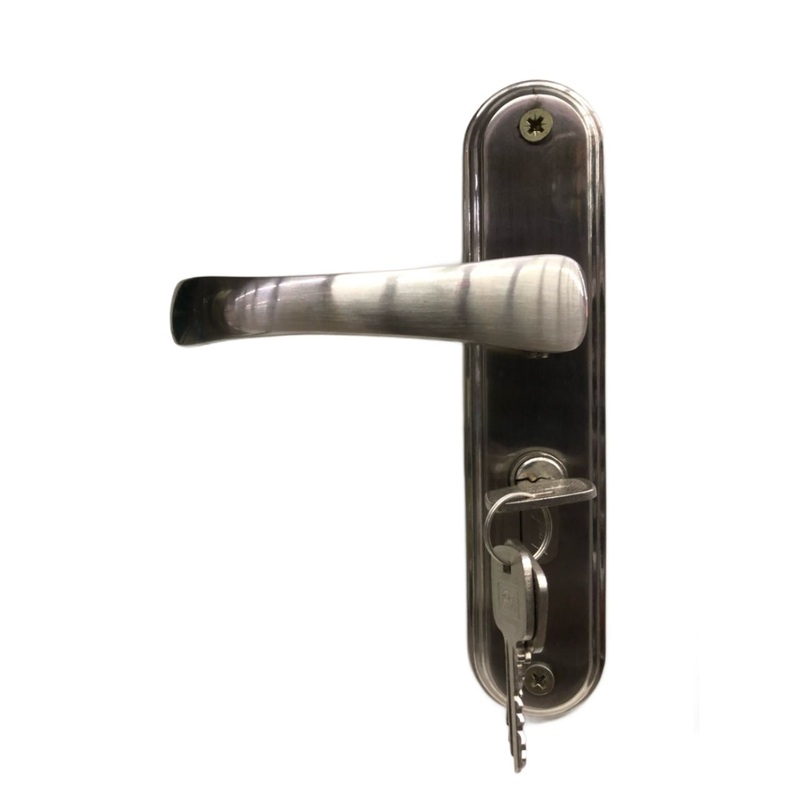 GODREJ MORTICE LOCK COMBINATION PACK LYRA SATIN STEEL 8 3258