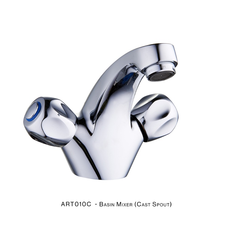 H&C  BASIN MIXER ART CAST SPOUT ART010-C