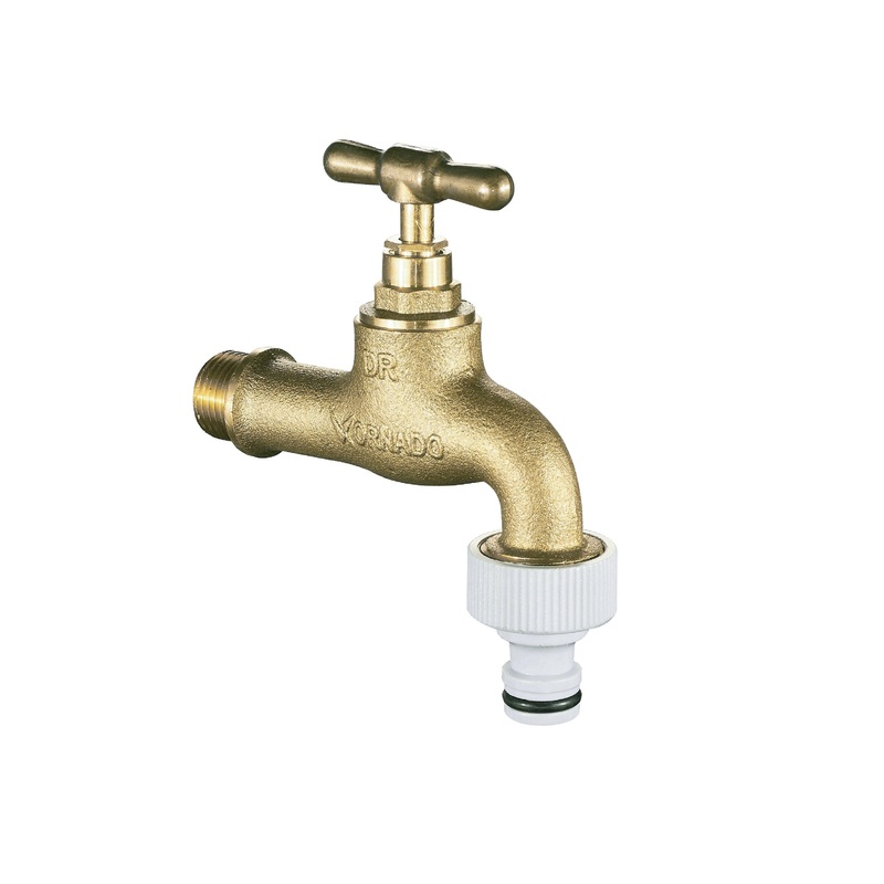 H&C GARDEN TAP BRASS 3/4’X3/4’X3/4′ L/PAT SABS V-6560LP2SABS