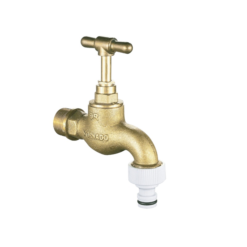 H&C GARDEN TAP BRASS 3/4X 3/4 X 3/4 L/PAT 656033LP