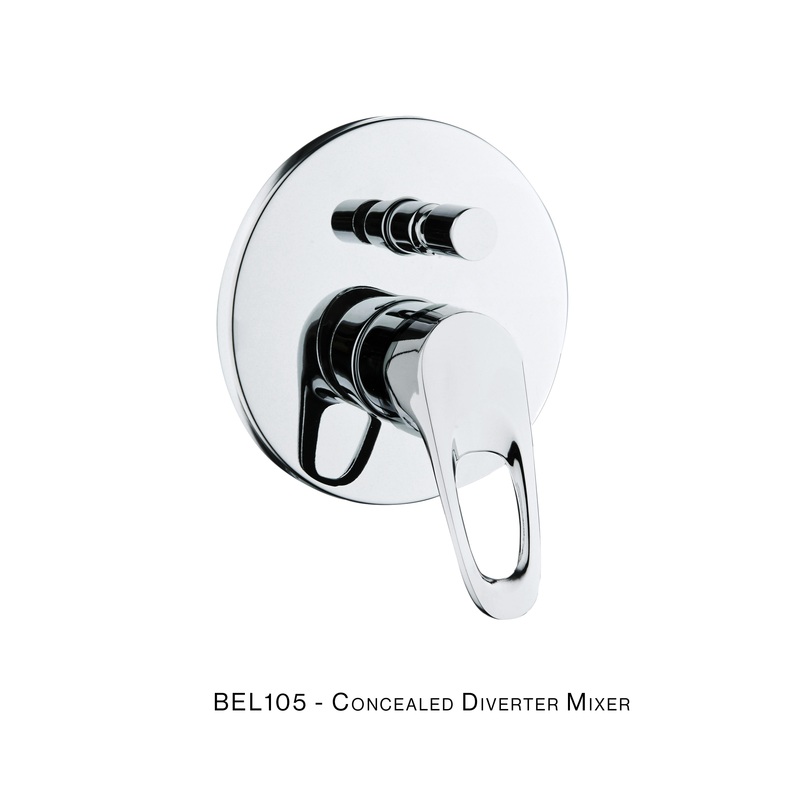H&C BATH OR SHOWER AND DIVERTER BELLA SINGLE LEVER BEL105