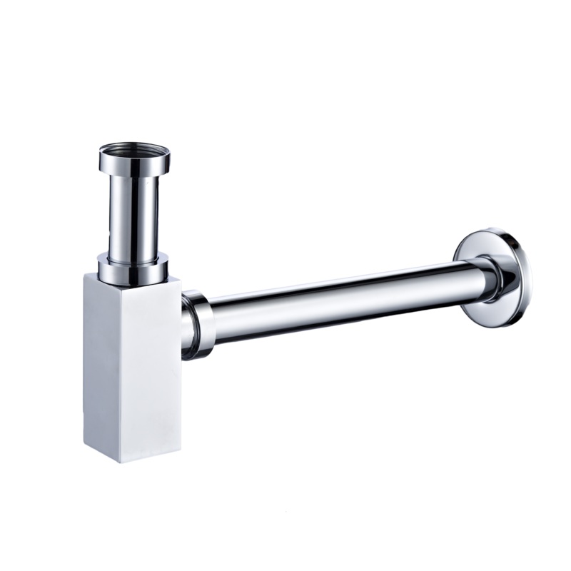 H&C BOTTLE TRAP SQUARE WITH STAINLESS STEEL TUBE TAIL PIPE HCBTSQ
