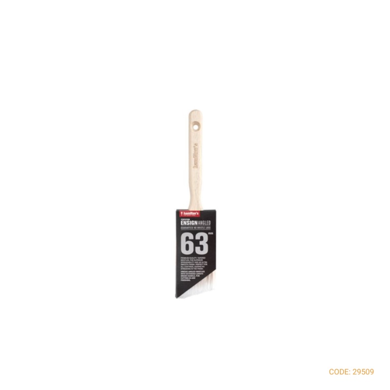 HAMILTON PAINT BRUSH ENSIGN ANGLED 63MM 9130