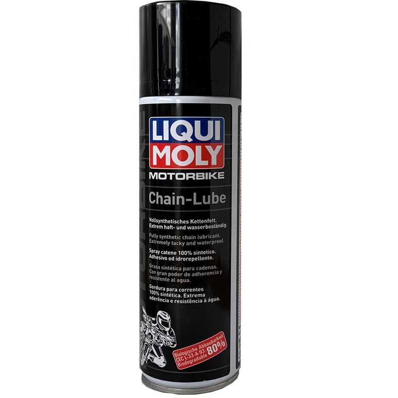 LIQUI MOLY MOTORBIKE CHAIN LUBE WHITE 400ML 1591
