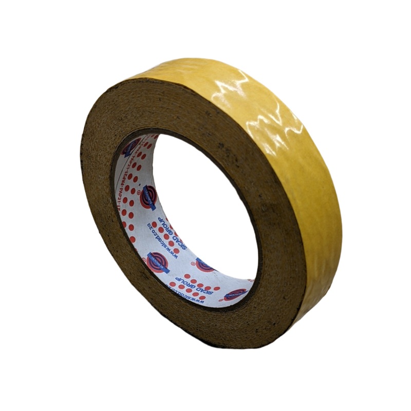 DOUBLE SIDED TAPE ROLLS 24MMX25M