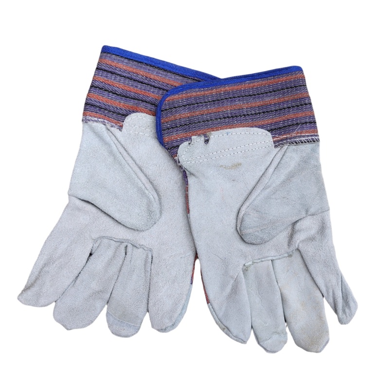 GLOVES CHROME LEATHER CANDY STRIP SUN002