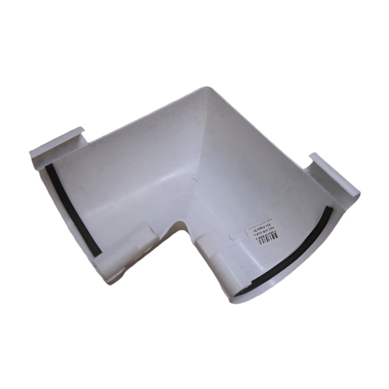 GUTTER ANGLE EXTERNAL PVC WHITE 125MM