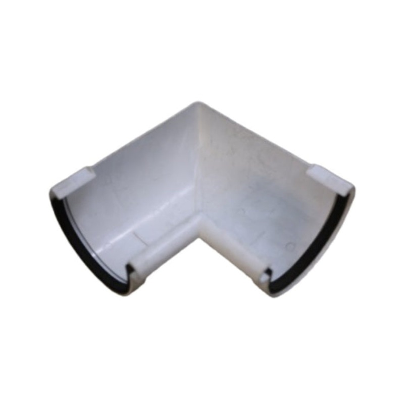 GUTTER ANGLE INTERNAL PVC WHITE 125MM