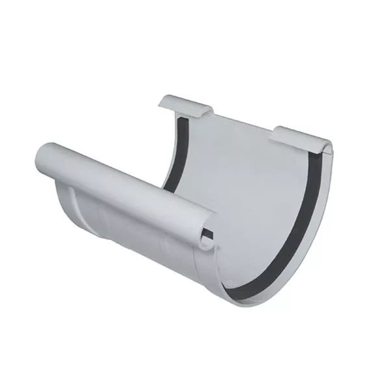 GUTTER UNION CLIP PVC WHITE 125MM