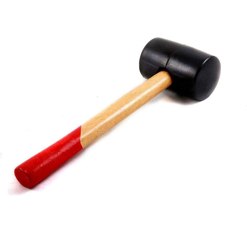 MALLET RUBBER WOODEN HANDLE 32OZ DUB