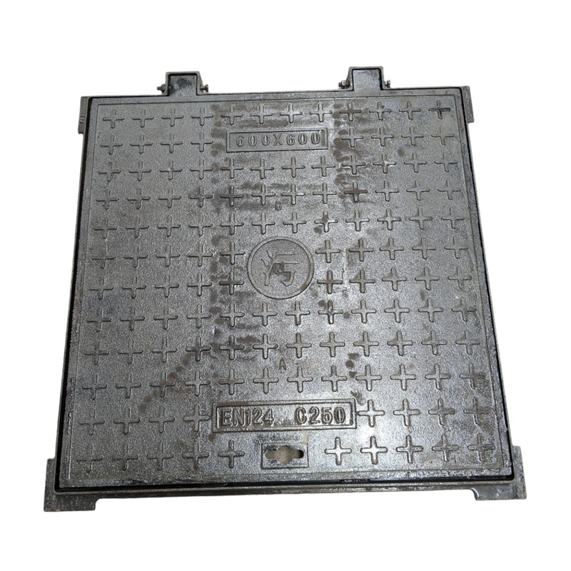 MANHOLE COVER METAL BLACK L/D 60X60 CH