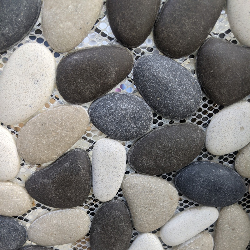 MOZAIC PEBBLE RESIN SAND MIX SHEETS 300X300MM