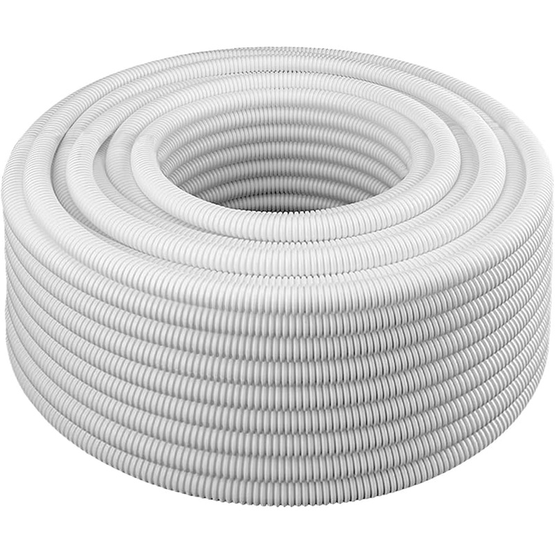 PIPE CONDUIT FLEXIBLE PVC WHITE 25MM