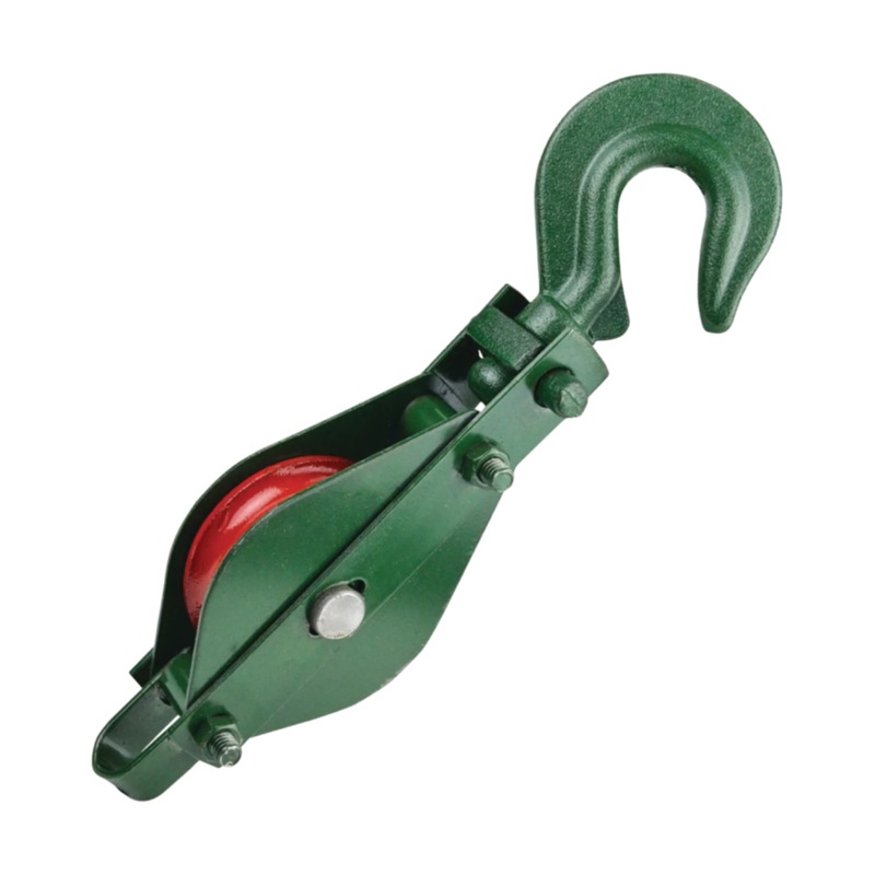 PULLEY SINGLE GREEN 4