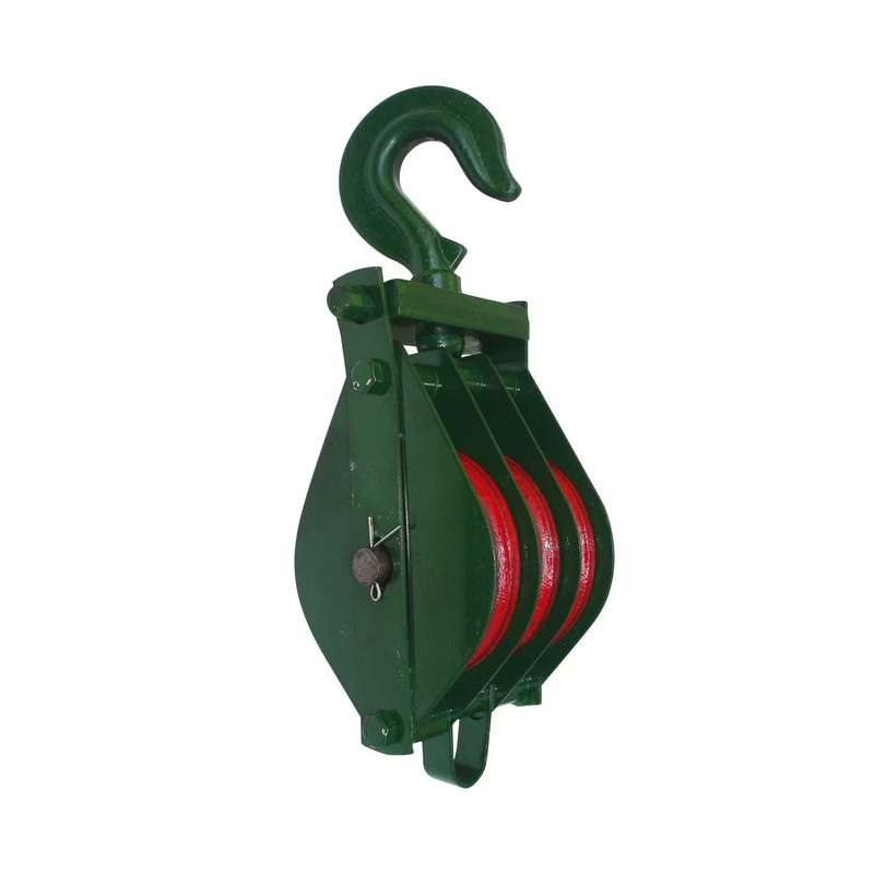 PULLEY TRIPLE GREEN/RED 3