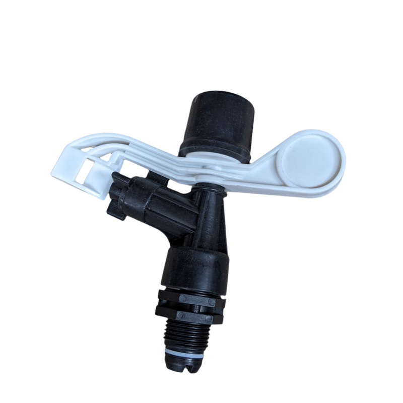 SPRINKLER MALE PVC BOTTLE LID BLACK & WHITE 1/2