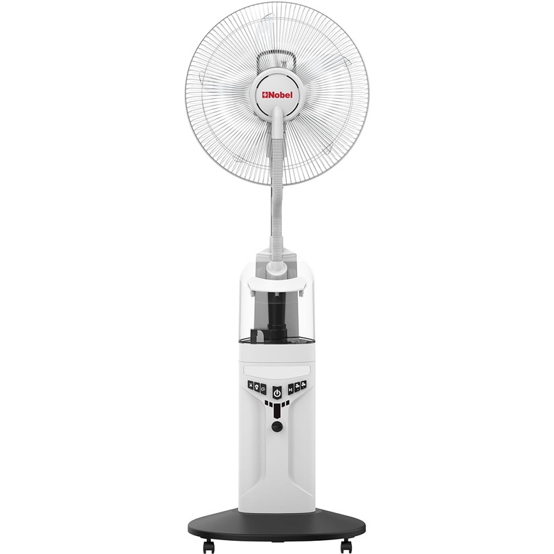 NOBEL STAND FAN RECHARGABLE WHITE 16 NF777MRC