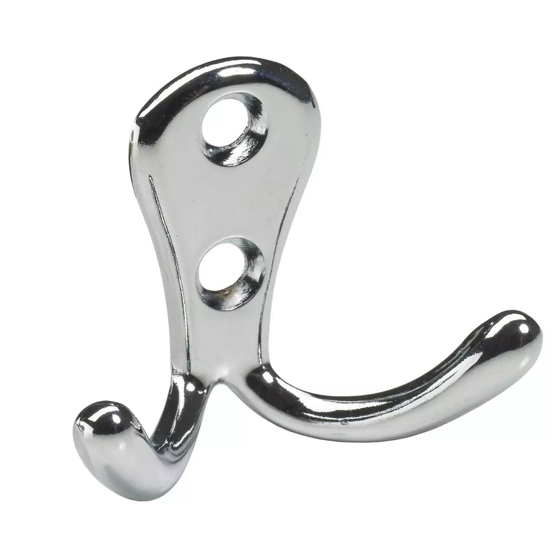 ROBUSTLINE COAT HOOK CHROME DOUBLE