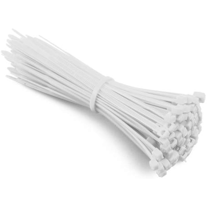 RYAN CABLE TIES CLEAR 10PCS/PKT 4.8X300-CV301C