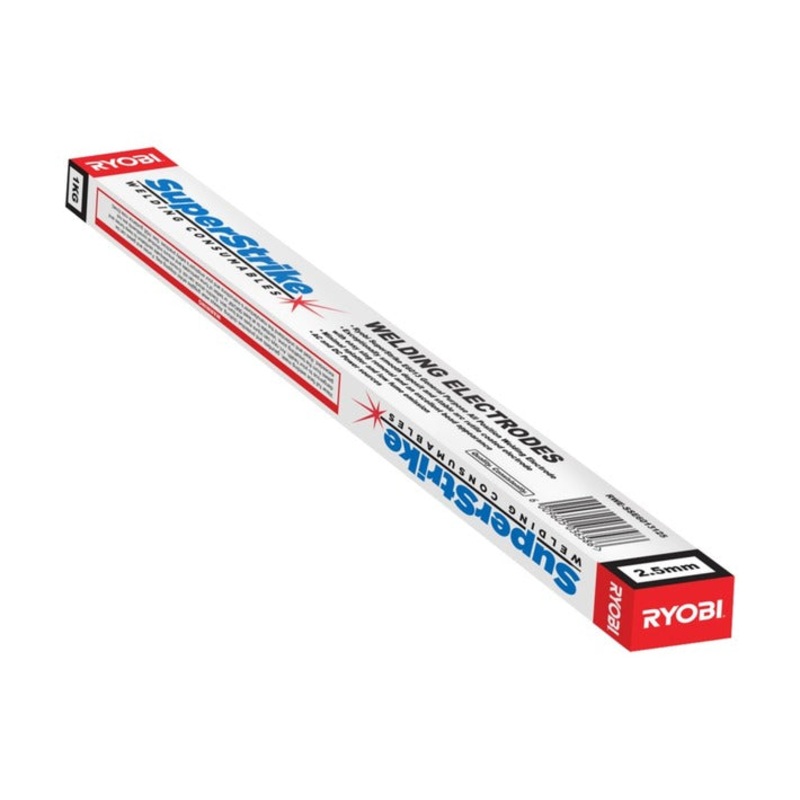 RYOBI WELDING ELECTRODE SUPERSTRIKE E6013 2.5MM X1KG RWE-SSE6013125