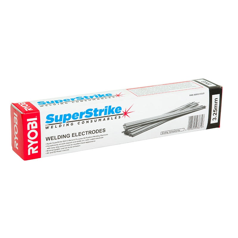 RYOBI WELDING ELECTRODE SUPERSTRIKE E6013X3.25MMX5KG RWE-SSE60135325