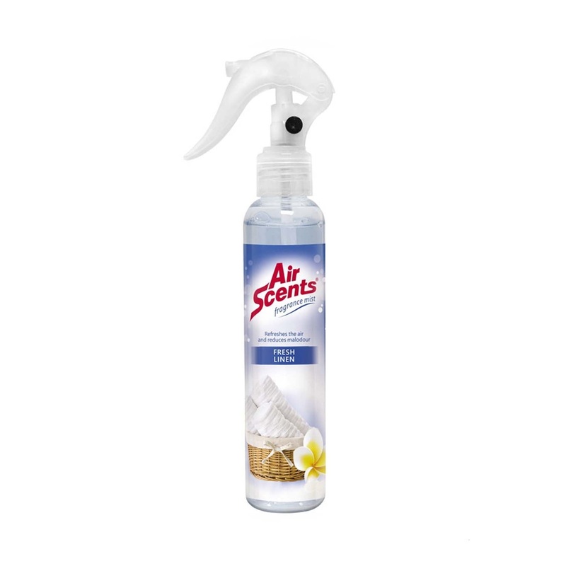 SHIELD FRAGRANCE MIST PUMP SPRAYS FRESH LINEN 180ML SH344