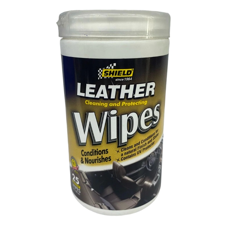 SHIELD LEATHER CARE WIPES 25S SH151