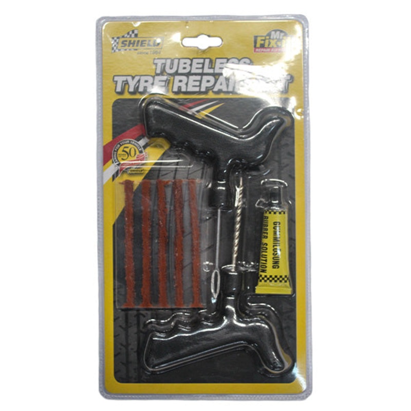 SHIELD TYRE REPAIR KIT MR FIXIT TUBELESS STANDARD SH162